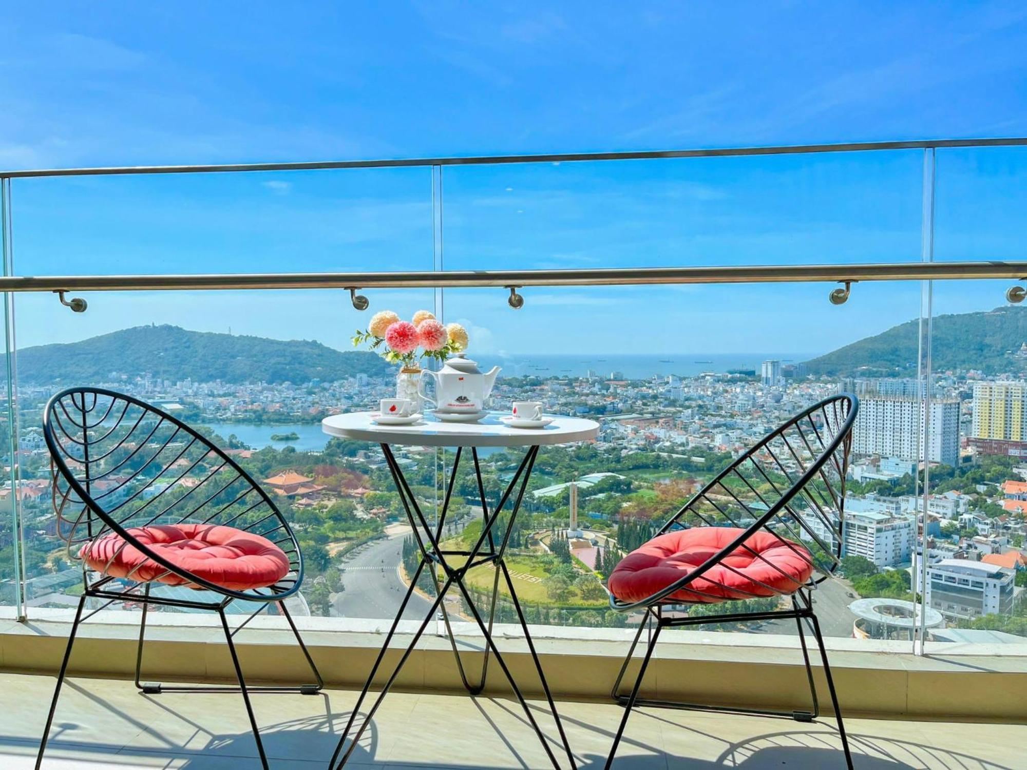 Căn Hộ The Sóng Vũng Tàu Hồ Bơi Vô Cực,Công Viên Nước Trẻ Em Miễn Phí-infinity Pool Free Exterior foto
