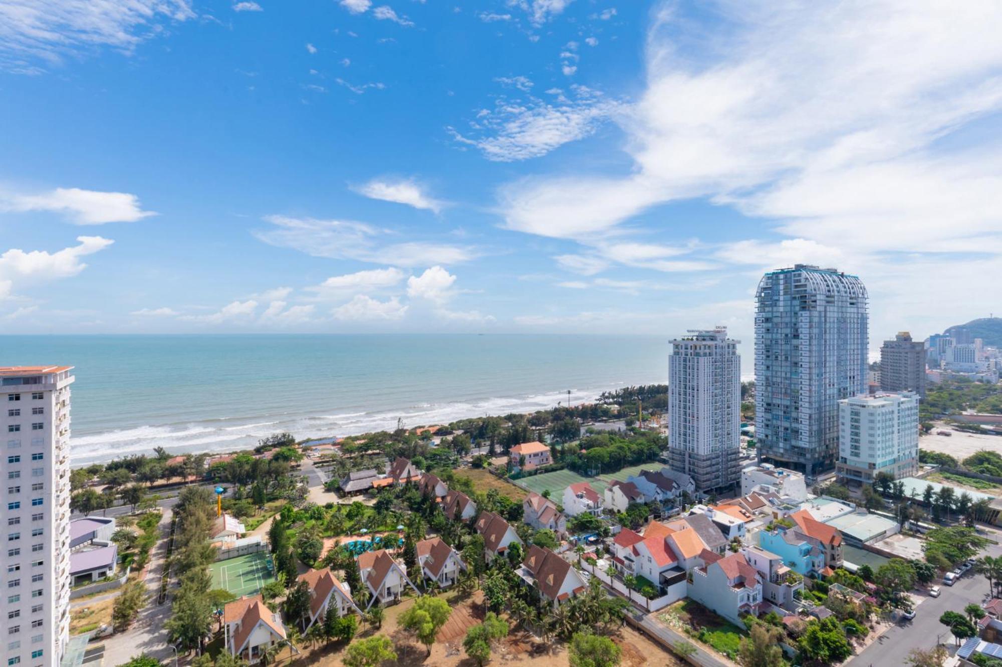 Căn Hộ The Sóng Vũng Tàu Hồ Bơi Vô Cực,Công Viên Nước Trẻ Em Miễn Phí-infinity Pool Free Exterior foto