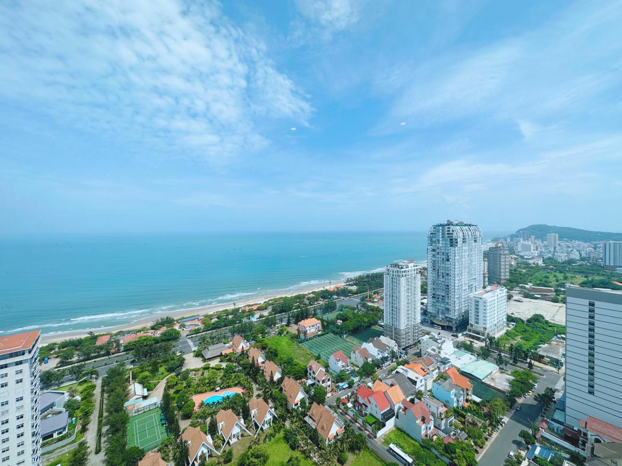 Căn Hộ The Sóng Vũng Tàu Hồ Bơi Vô Cực,Công Viên Nước Trẻ Em Miễn Phí-infinity Pool Free Exterior foto