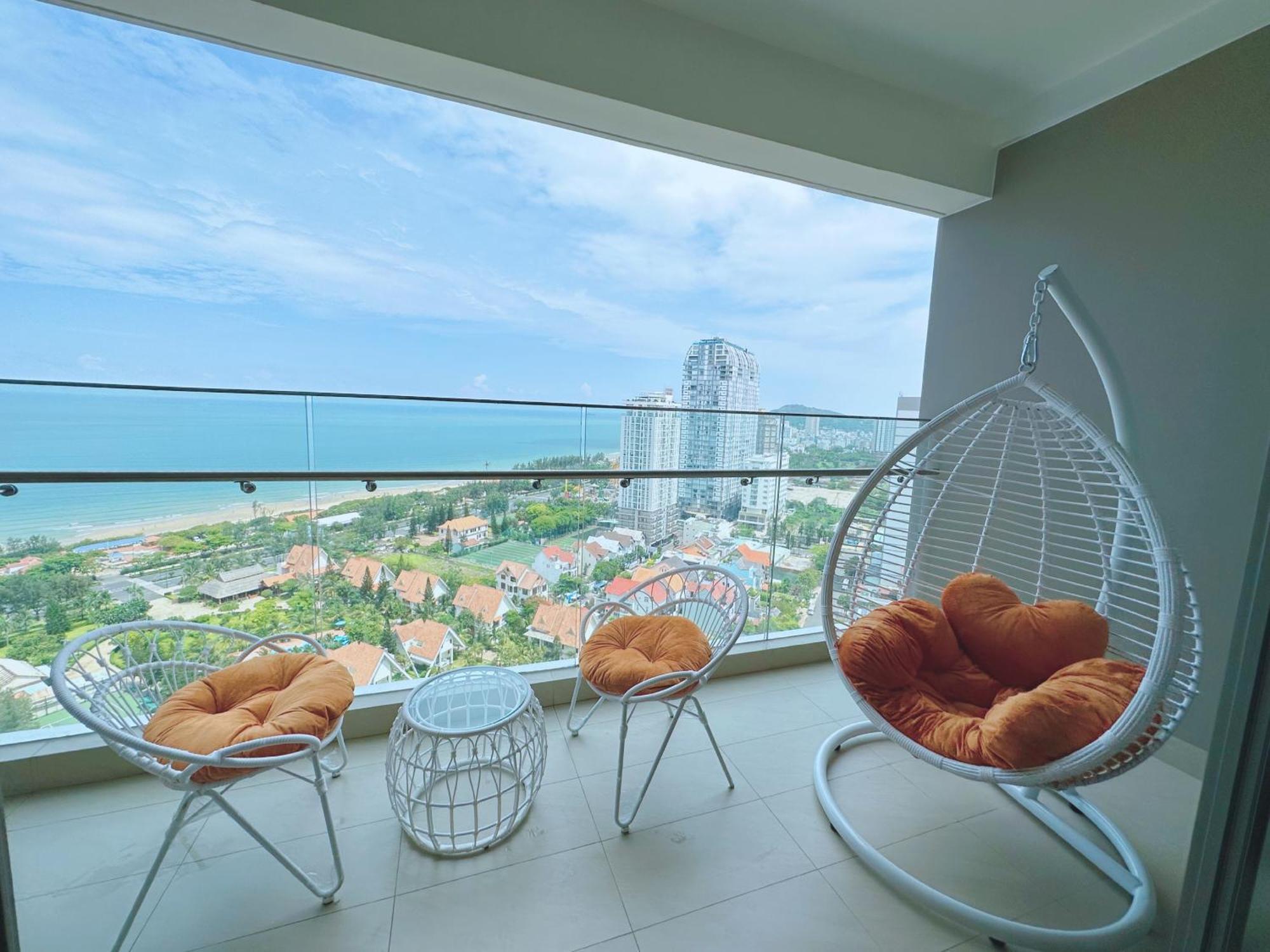 Căn Hộ The Sóng Vũng Tàu Hồ Bơi Vô Cực,Công Viên Nước Trẻ Em Miễn Phí-infinity Pool Free Exterior foto